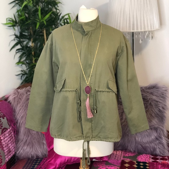 Jackets & Blazers - Olive Green Jacket